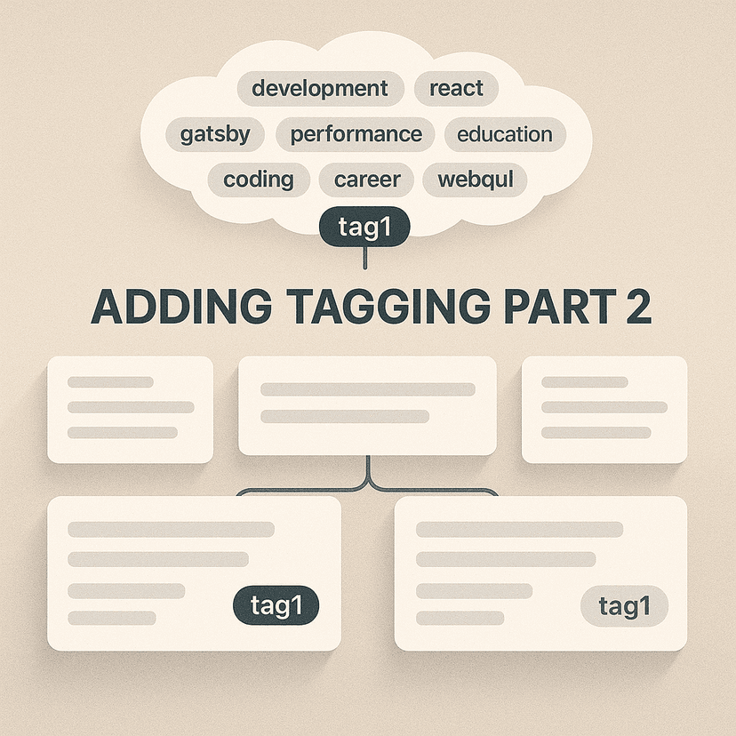 Adding Tagging Part 2