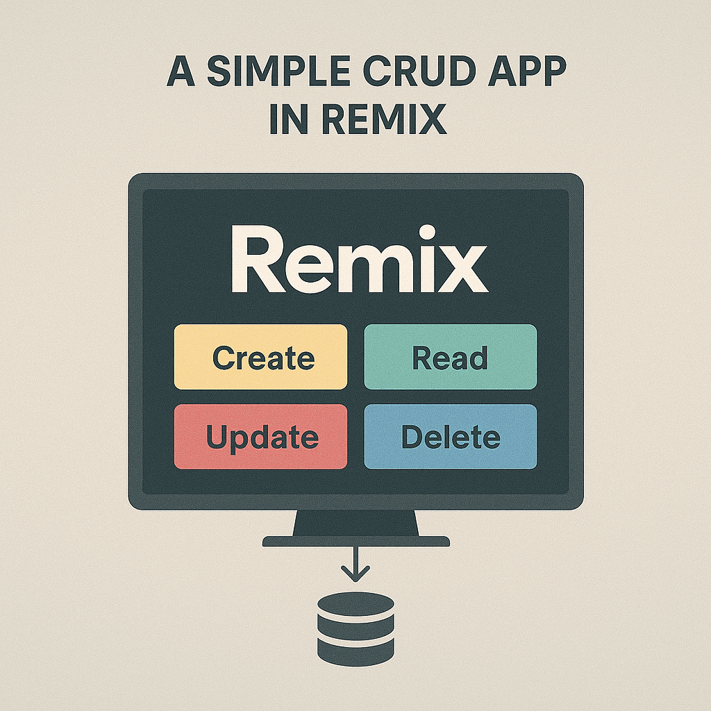A simple CRUD app in Remix