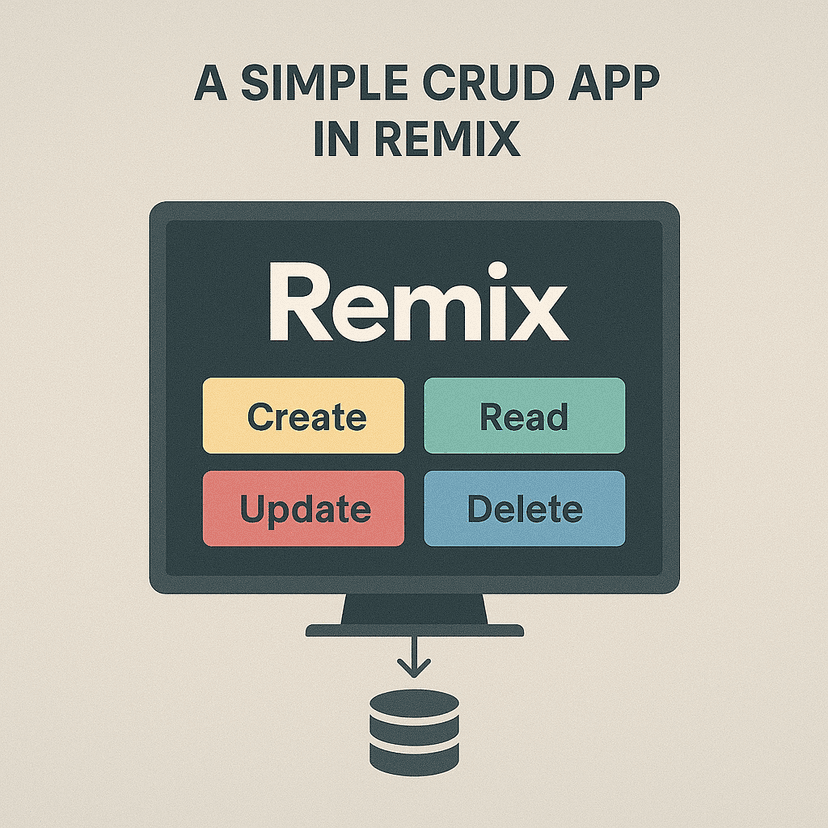 A simple CRUD app in Remix