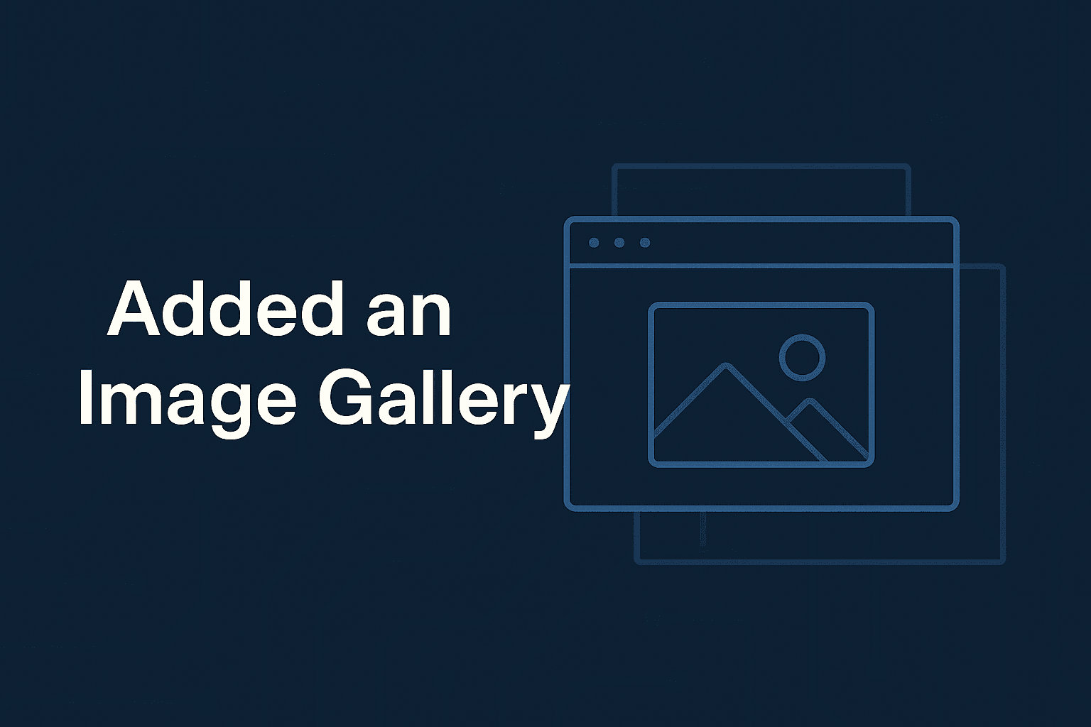 Added an Image Gallery